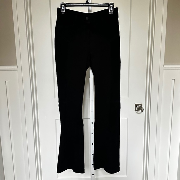 TWP Insane Stretch Suede Skinny Flare Leather & Ponte Pant Sz 2 NEW $2,200+ - Picture 4 of 4